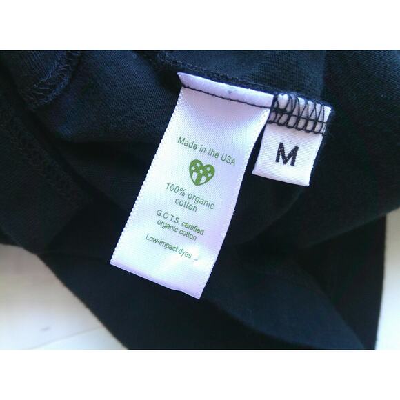 Maxfield Black Round Neck Short Sleeve Tee White Maxfield Los Angeles Logo M - Picture 7 of 9